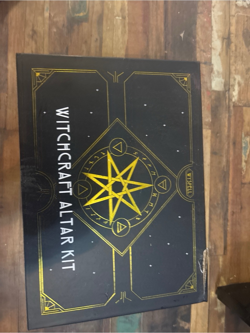 Witchcraft Altar Kit by (Unknown Brand) - Black and Gold